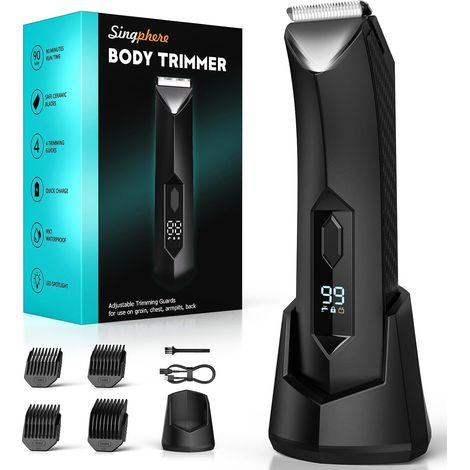 Tondeuse Corps Homme, Tondeuse intime homme pour 4 parties intimes (1/5)