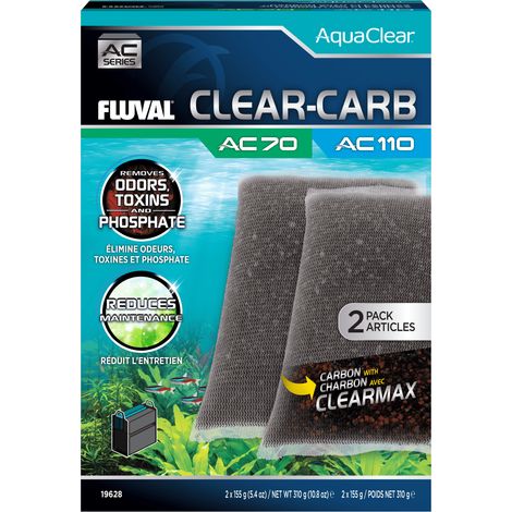 Material filtrante Clear-Carb para filtro AquaClear Fluval AC