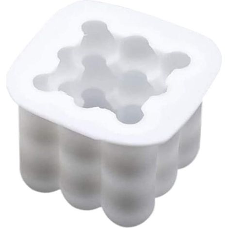 Moules à bougies en silicone 3D, moules à bougies en silicone pour loisirs créatifs, moules à bougies en silicone pour la fabrication de bougies parfumées, de savons artisanaux en cire de soja, de fon (1/5)