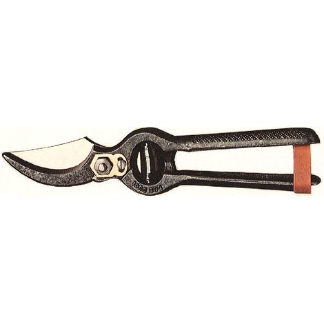 Se'cateur Due Buoi 125S Lames en acier trempe' de 21 cm et fermeture en plastique pour la taille des vignes et des vergers (1/2)