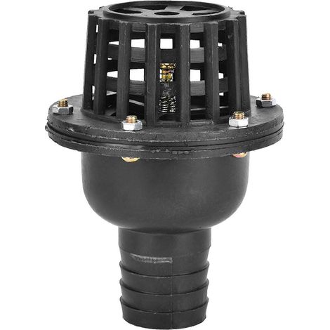 Valvola di non ritorno piatta in PVC nero per pompa dell'acqua – bassa pressione – 1,5" (1/5)