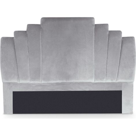 Tête de lit Arena 160 cm Velours Argent