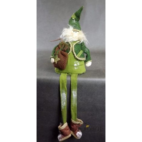Decorazione di Babbo Natale da appendere, 56x16 cm, con gambe pendenti [YHAZ3038B-6] (1/3)