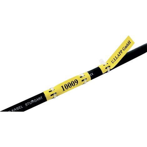 LAPP 83254760 LFL1H YE/WH Kabel-Etikett Fleximark 26 x 9 mm Farbe Beschriftungsfeld: Gelb Anzahl Eti