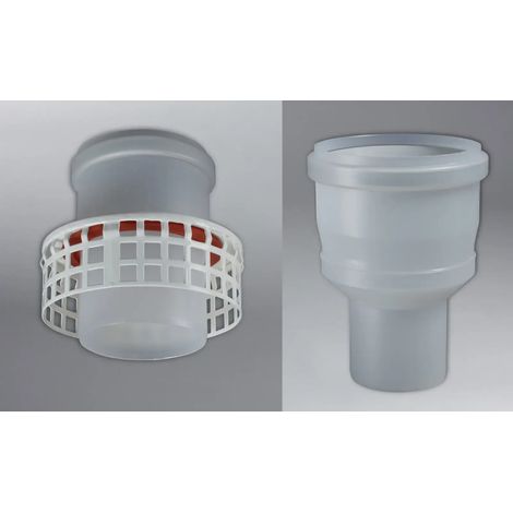 Adaptateur pour cheminée Perfinox B23 - Diam. 80/125 mm - 1 pièce - ATLANTIC - 570100