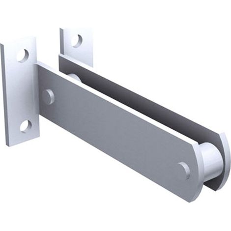 Ferrure Porte Coulissante 80kg Déplacement Droit, Fixation à Visser - Mantion