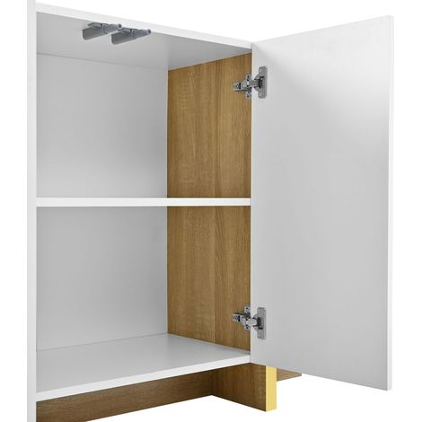 Buffet à façade cannelée 3 portes pivotantes 3 tiroirs bandes décoratives dorées socle aspect bois charnières amortisseurs grand (1/4)