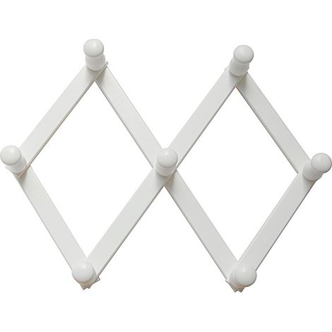 APPENDIABITI ESTENSIBILE A 7 GANCI BIANCO- DIESSE- 2,0 pz