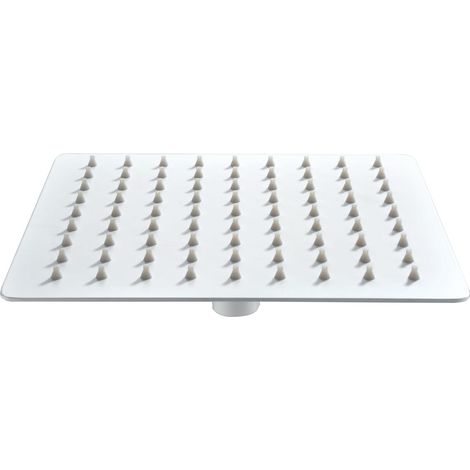 Soffione Quadro 20x20cm Bianco Opaco Imex Imex Rdc001 Bl