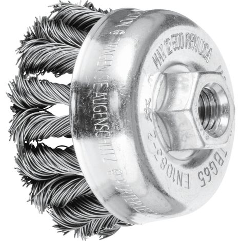 PFERD TOOLS COMBITWIST Topfbürste gezopft TBG Ø 65 mm M14 Stahl-Draht-Ø 0,50mm Winkelschleifer 5 Stk