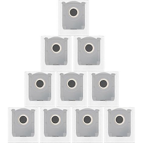 Accessoires pour aspirateur robot Ecovacs Deebot Mini : pièces de rechange pour sacs à poussière (10 pièces). (1/5)