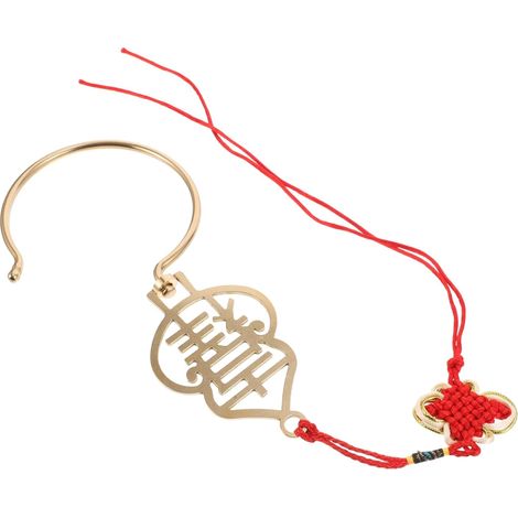 Crochet de rideau lit vintage chinois en laiton pour porte et (1/5)