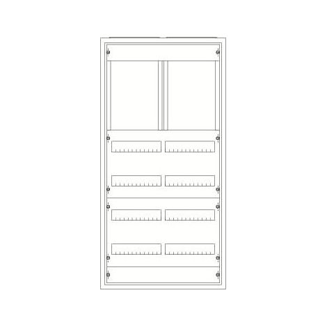Armoire ComforLine A IP44 6Xrangées 1100mm x 550mm Sans gaine à câble (170782)