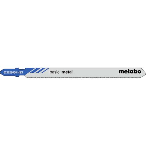 Metabo - Set di lame per metallo, lunghezza 106 mm, 25 pezzi 623623000