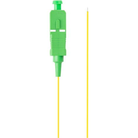 Latiguillo de fibra óptica Lanberg SM SC/APC SEMI AJUSTADO 9/125 G657A1 de 2 m, color amarillo (1/3)