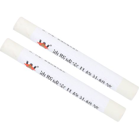 Lot de 2 crayons de réparation pour meubles et sols, pour retouches de peinture, pour bois composite, blanc ivoire. (1/5)