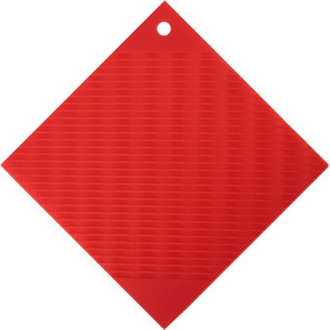 Tapis De Table En Silicone Carré Antidérapant Isolation Thermique Pour Cuisine Et Salle À Manger Rouge 1 Pièce (1/2)