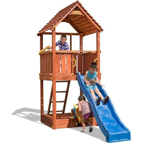 Scivolo in legno Fungoo Joy gioco per giardino (1/5)