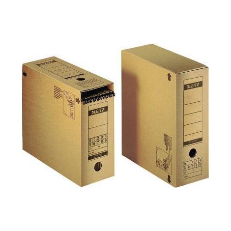 Leitz Archivbox 60860000 DIN A4 max. 116mm Wellpappe natronbraun (1/4)