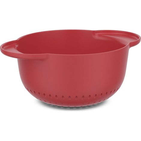 Passoire Chef it Évacuation facile Base antidérapante pour plus de stabilité Passe au lave-vaisselle Cuisine accessoires 1500 ml Coral (1/5)
