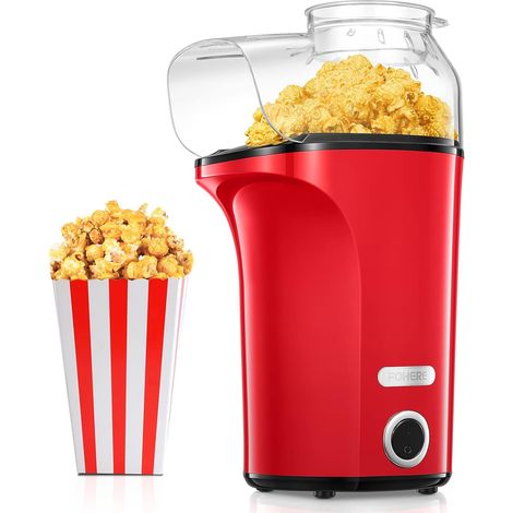 Machine Pop Corn 1400W 4L 120g Air Chaud Maison