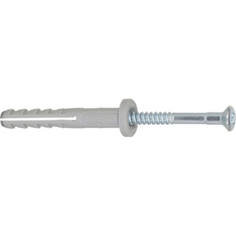 Fischer 100x  tasselli a  percussione N  5 x  40/15 F  con vite  premontata -  513737