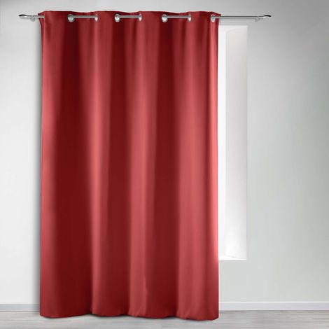 Rideau occultant à œillets 135 x 240 cm – Uni Grenade
