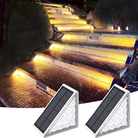 royaluxe -éclairage pour cheminslampe solaire exteri jardin decorativeLampes solaires d'extéri, lampes d'escalier solaires, lampes d'escalier solaires, super lumineuses, pour la cour, le patio, la pel (1/5)