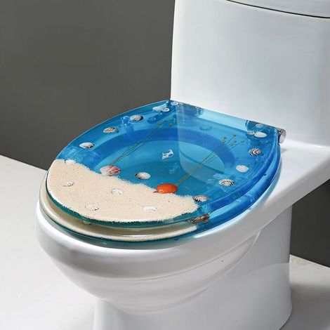 Abattant WC Frein de Chute Soft Close - Grande sélection - Finition de Haute qualité - Fixation Facile