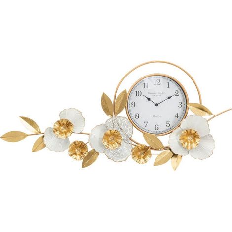 Orologio da parete Mauro Ferretti dorato 92 5 x 45 5 cm metallo (1/5)