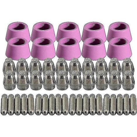 Kit de découpe Plasma 50 pièces, compatible Ag-60 SG-55 Wsd-60 Passar Cut-60 Lgk-60 (1/5)