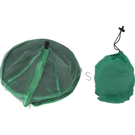 Filet de séchage suspendu, filet anti-poussière élastique pliable vert pour aliments pour poissons (1/5)