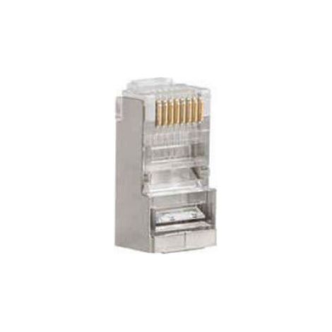 Switch - hub ethernet - injecteur Lanberg - PLS-5000 - Lot de 100 connecteurs reseau RJ45 pour cable FTP CAT5E