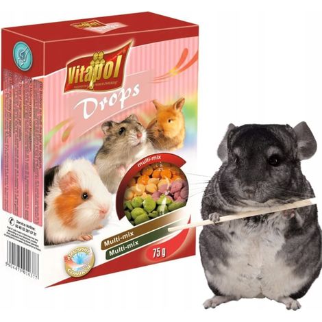 Gouttes Vitapol Treat pour rongeurs et lapins 75 g (1/2)