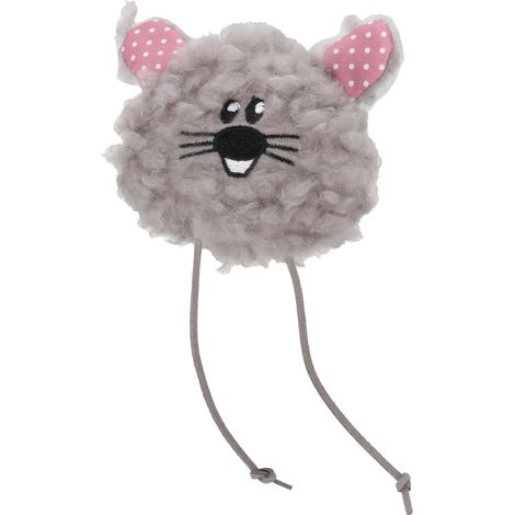 Jouet pour chat Gripi Peluche douce pour jeu et câlins gris (1/4)