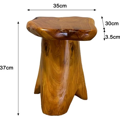 Table basse en sapin massif,support pour fleurs en sapin,repose-pieds en bois massif,forme irrégulière