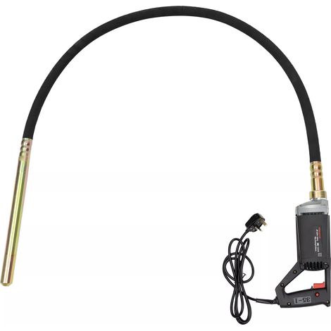 Electric Concrete Vibrator Poker 1500W Hand Held Vibrating w/ Shaker Hose Kit