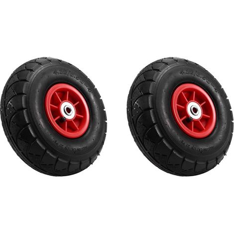 Compatible avec les pneus pneumatiques de voitures électriques pour enfants, les roues en caoutchouc de tricycles électriques pour enfants, alésage de 1,2 cm, 10 pouces. (1/5)