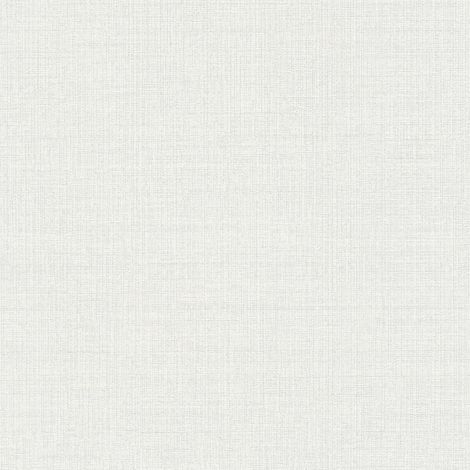 Carta da parati a tinta unita Profhome 386943 Carta da parati TNT goffrata a caldo leggermente strutturata In tinta unità opaca bianco argento grigio 5,33 m2