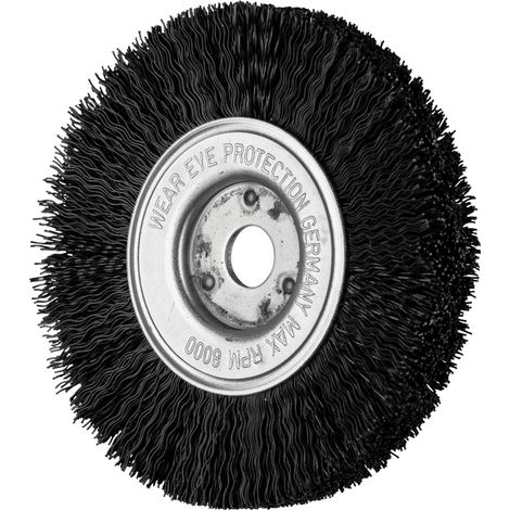 PFERD TOOLS Rundbürste schmal ungezopft RBU Ø100x12x12 mm Bohrung Kunststoffbesatz-Ø0,40 2 Stk (1/5)