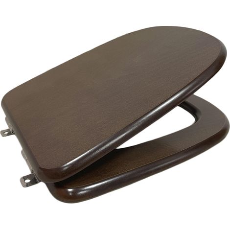 ETOOS DAMA RETRO Tapa WC Roca Color Madera Nogal Oscuro - ref: 02010103