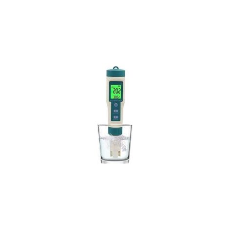 Elektronisches 8-in-1-pH-Meter für Schwimmbäder, pH/TDS/Salz/SG/ORP/EC/Temperatur/H2-Tester, Wasserqualitätsprüfer für Schwimmbäder, Spas, Aquarien, Trinkwasser und Hydrokultur (1/5)