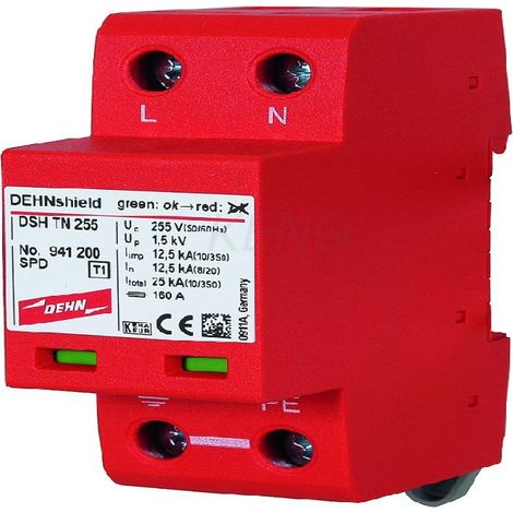 Dehn Kombiableiter 941200 DSH TN 255 Protección eléctrica