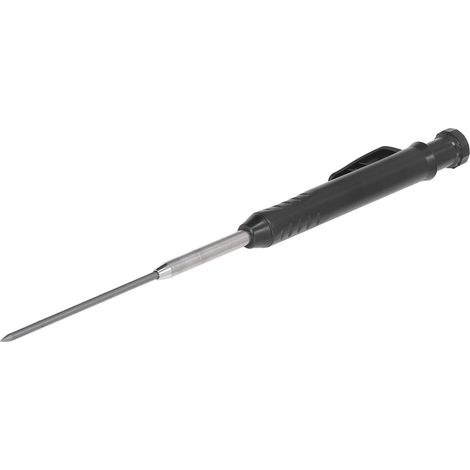 Stylo marqueur pour le travail du bois, pointe en carbure de tungstène noir de 2,8 mm, avec recharges de rechange et 3 recharges de couleur. (1/5)