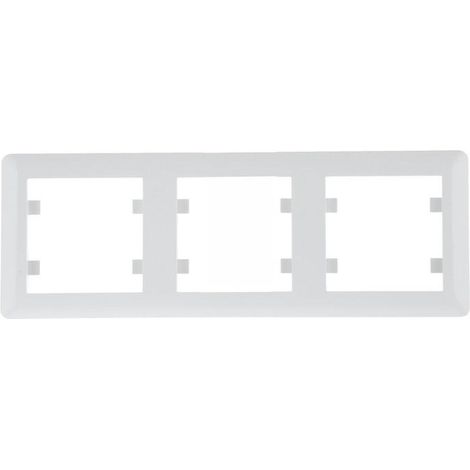 Rahmen Hager lumina 2 thermoplast horizontal IP20