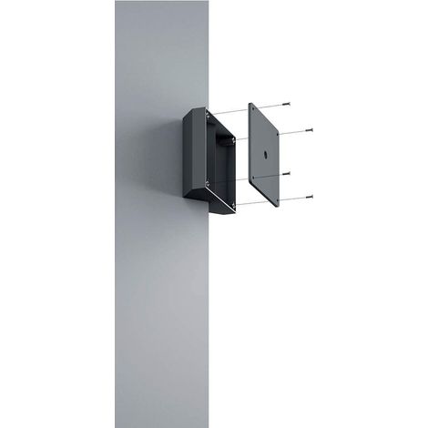 Supporto per Montaggio Applique da Esterno ad Angolo Cavo Nero GD Trio (1/3)