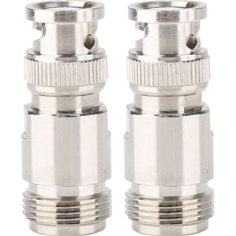 Connecteur coaxial RF mâle N vers BNC, 2 pièces, adaptateur convertisseur F/M droit (1/5)