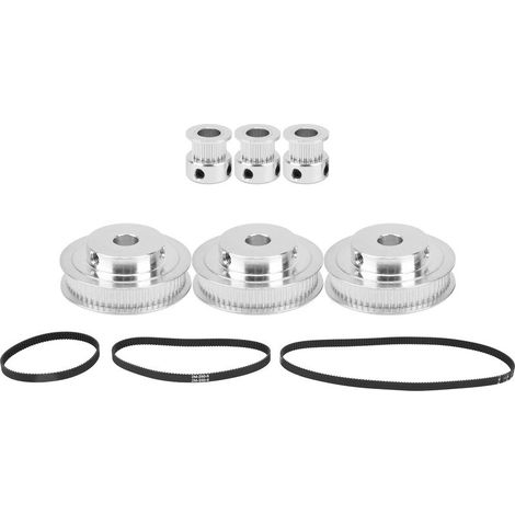 Poulie synchrone 20/60 dents 8mm alu GT2 courroie 200/280/400mm imprimante 3D (1/5)