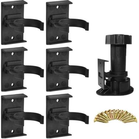 20 PCS Clip de Fixation Pied Meuble 28 mm à 32 mm Clip de Plinthe Cuisine Clip pour Plinthe a Visser Clip de Planche de Coup de Pied Clip de Fixation pour Plinthe Cuisine avec 40 Vis