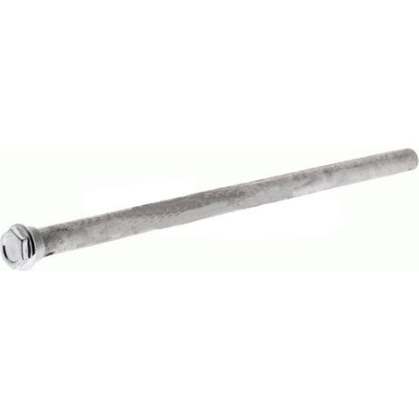 Ánodo Magnesio 25,5x1000mm M8 y Rosca 1 1/4" para Acumulador Industrial  Protección Anticorrosión Extra Larga  1 Metro